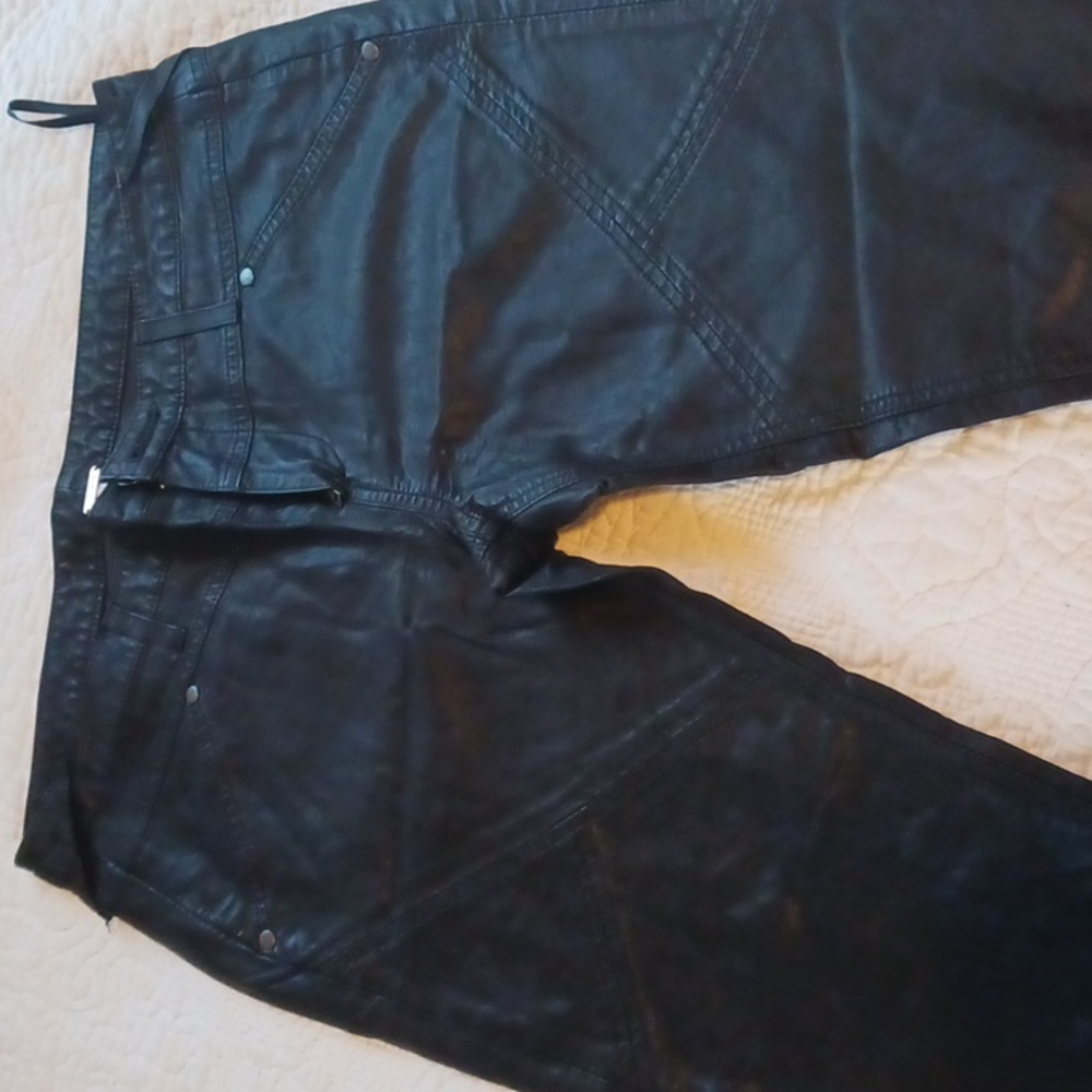 Free people leather pants